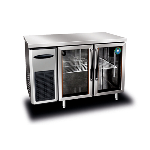 Are there specific features or technologies used to minimize energy consumption and reduce environmental impact in undercounter beverage refrigerator coolers?