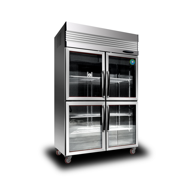 How Does the 2 door stainless steel glass door display refrigerator Improve Storage Efficiency?