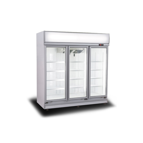 3 door colorbond glass door display refrigerator
