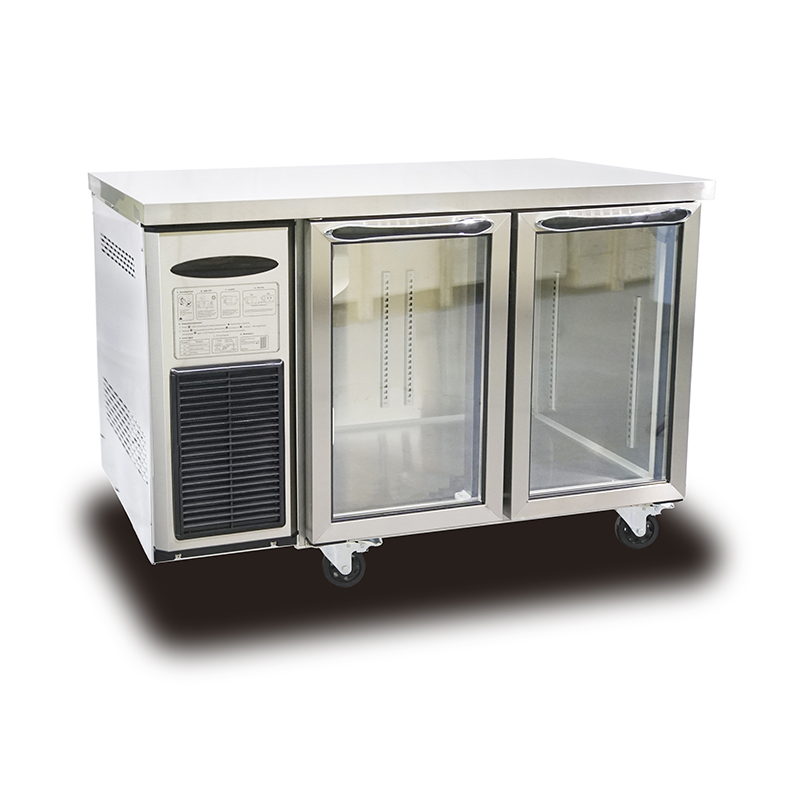 Heated Glass 2 Door 3 Door Under Counter Chiller And Freezer